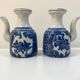 Pair of Chinese porcelain jugs from the 1950s.