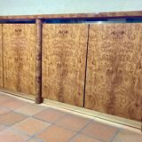 Elm burl sideboard from the 70s