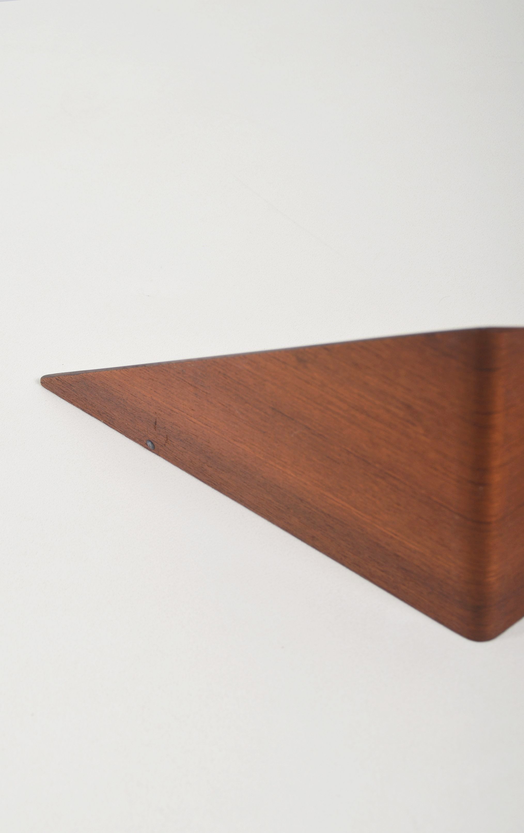 Danish Butterfly Wall Shelf attributed to Poul Cadovius for Cado, 1950s