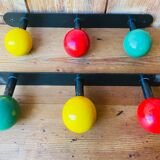 2 portemanteau mural vintage années 60