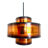 Brutalist Hanging Light In Brass By Svend Aage Holm-Sørensen For Holm-Sørensen & Co, Denmark 1960S