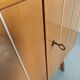 Scandinavian vintage wood and glass enfilade , 50s/60s