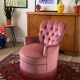 Pink toad armchair