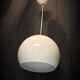 Vintage 60s enameled metal pendant light – retro lamp