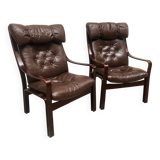 Pair of Scandinavian armchairs
