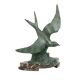 Sculpture Art Déco Goéland sur Socle en Marbre Patine Bronze 51 cm