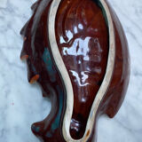 Plat XL poisson style Vallauris vintage