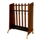 Italian umbrella door in teak and metal, 1960s