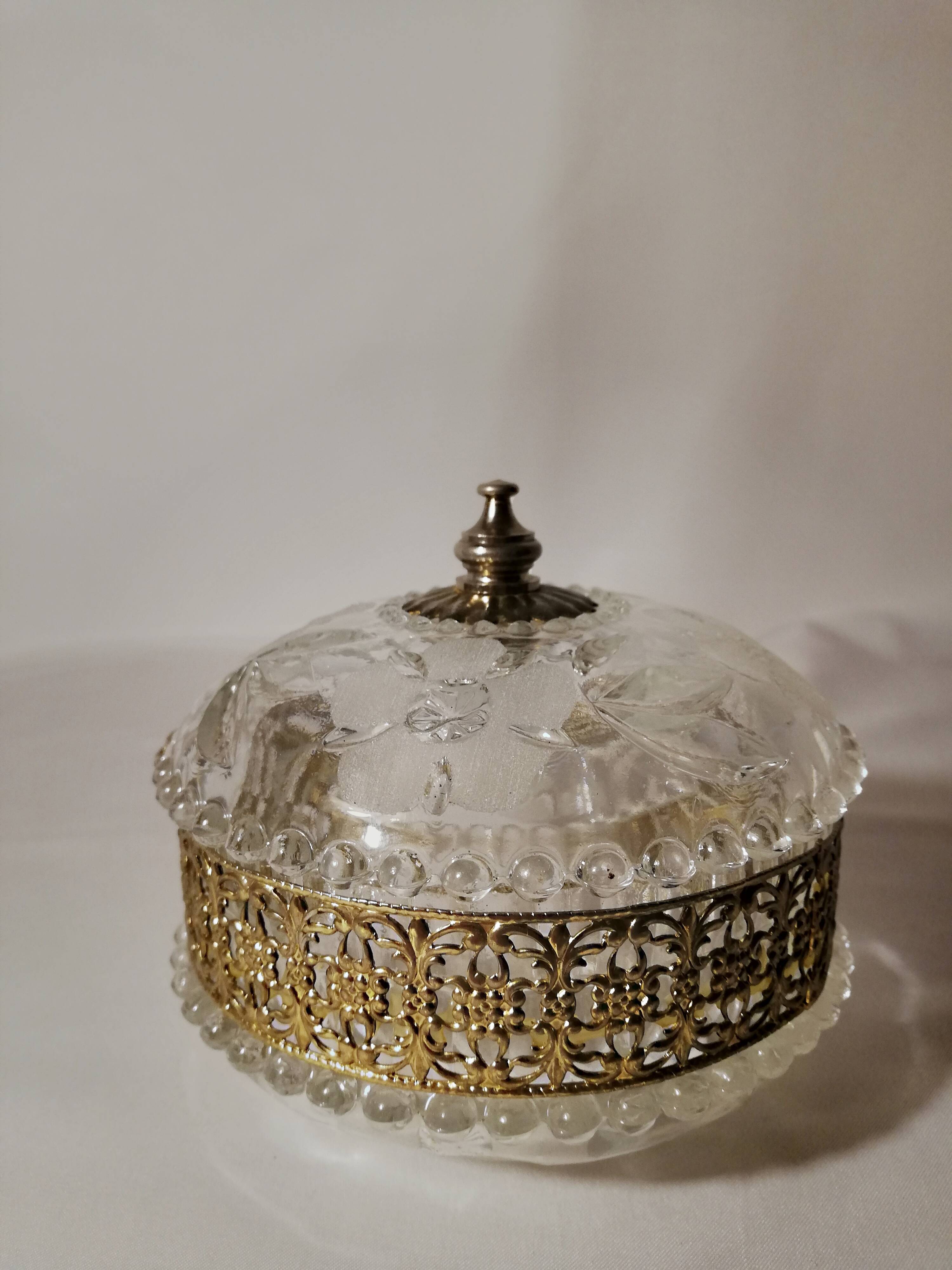 Crystal Art Deco Box