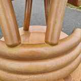 Set of 4 solid organic chairs
