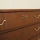 Danish teak chest of drawers with six drawers and lockable top drawer, 1960s