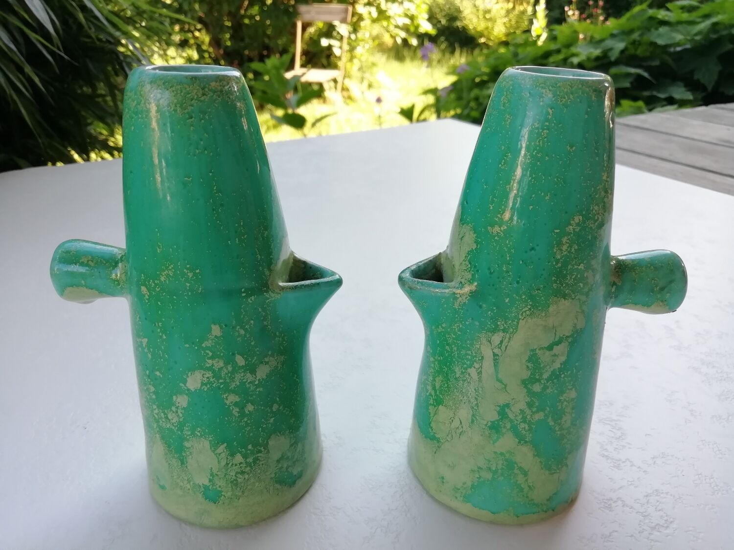 Pair of vases Centro ave Loppiano