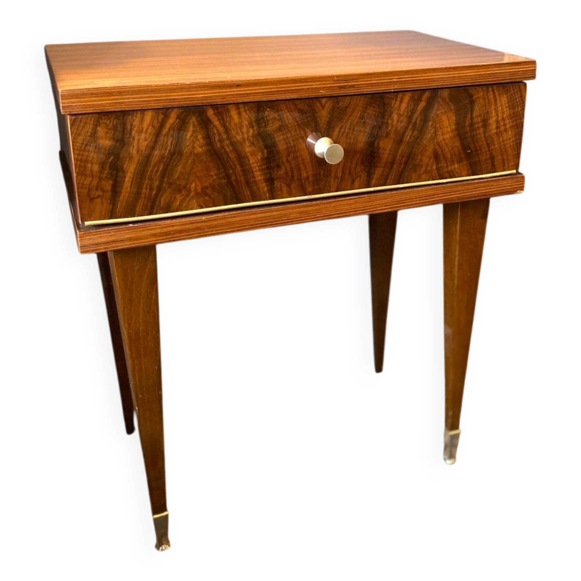 Small vintage bedside table from the 1960s.