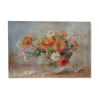 Painting flowers
