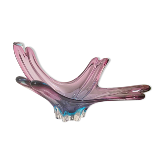 Pink & blue Murano center piece - Sommerso - 1970's