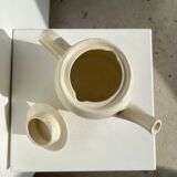 Vintage sunflower teapot Sarreguemines model Farandole H:20cm