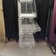 Vintage old shelf store wire wire basket modular industrial design 70s