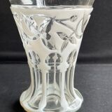 Overlay crystal vase - Bohemia