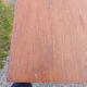Vintage oak wardrobe with metal legs from the 1950s.