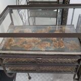 Vintage 20th century wrought iron console