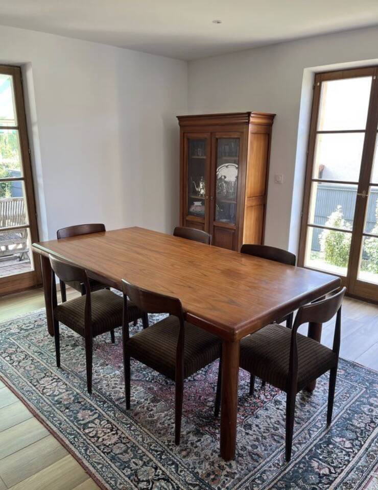 KONDOR dining table, teak, German, 1960/70