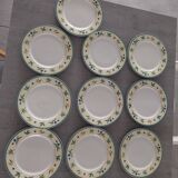 Set of 10 plates