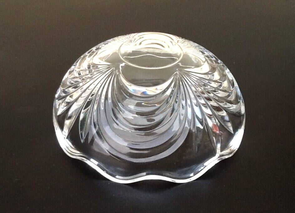 Années 1970  Coupelle / vide-poche polylobée  Cristal d' Arques