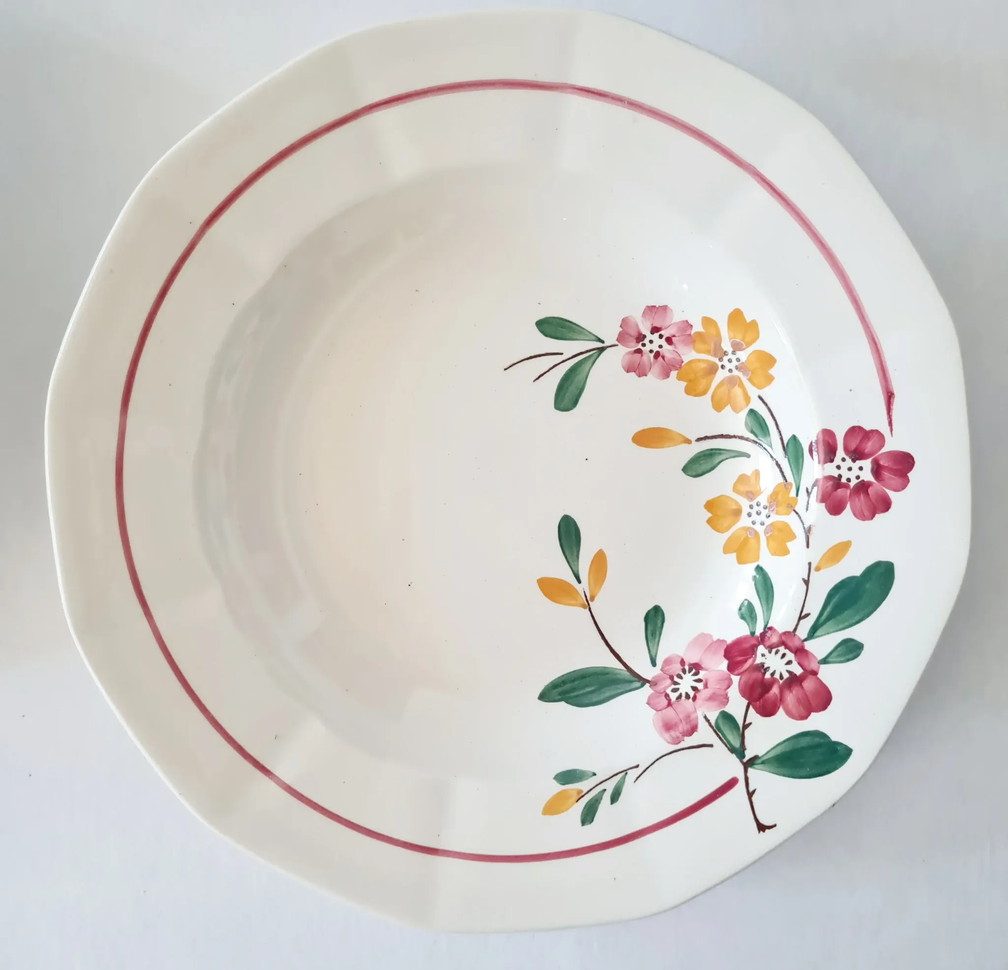 Service of 4 Deep Plates Sarreguemines / Bitche