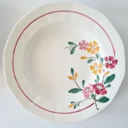 Service of 4 Deep Plates Sarreguemines / Bitche
