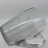 50s chiseled glass pitcher