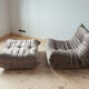 Togo armchair and ottoman model designed by Michel Ducaroy 1973