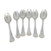 Six cuillères de table ancienne Christofle métal argenté