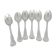 Six cuillères de table ancienne Christofle métal argenté