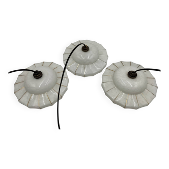 Opaline pendant lights