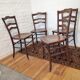 4 bistro chairs