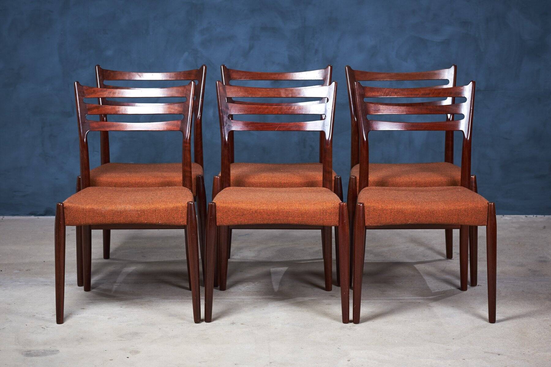 Vintage Dining Chairs by Svend Aage Madsen, 1960s, Set of 6
