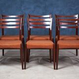 Vintage Dining Chairs by Svend Aage Madsen, 1960s, Set of 6