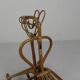 Cheval à bascule vintage en bambou, années 1960