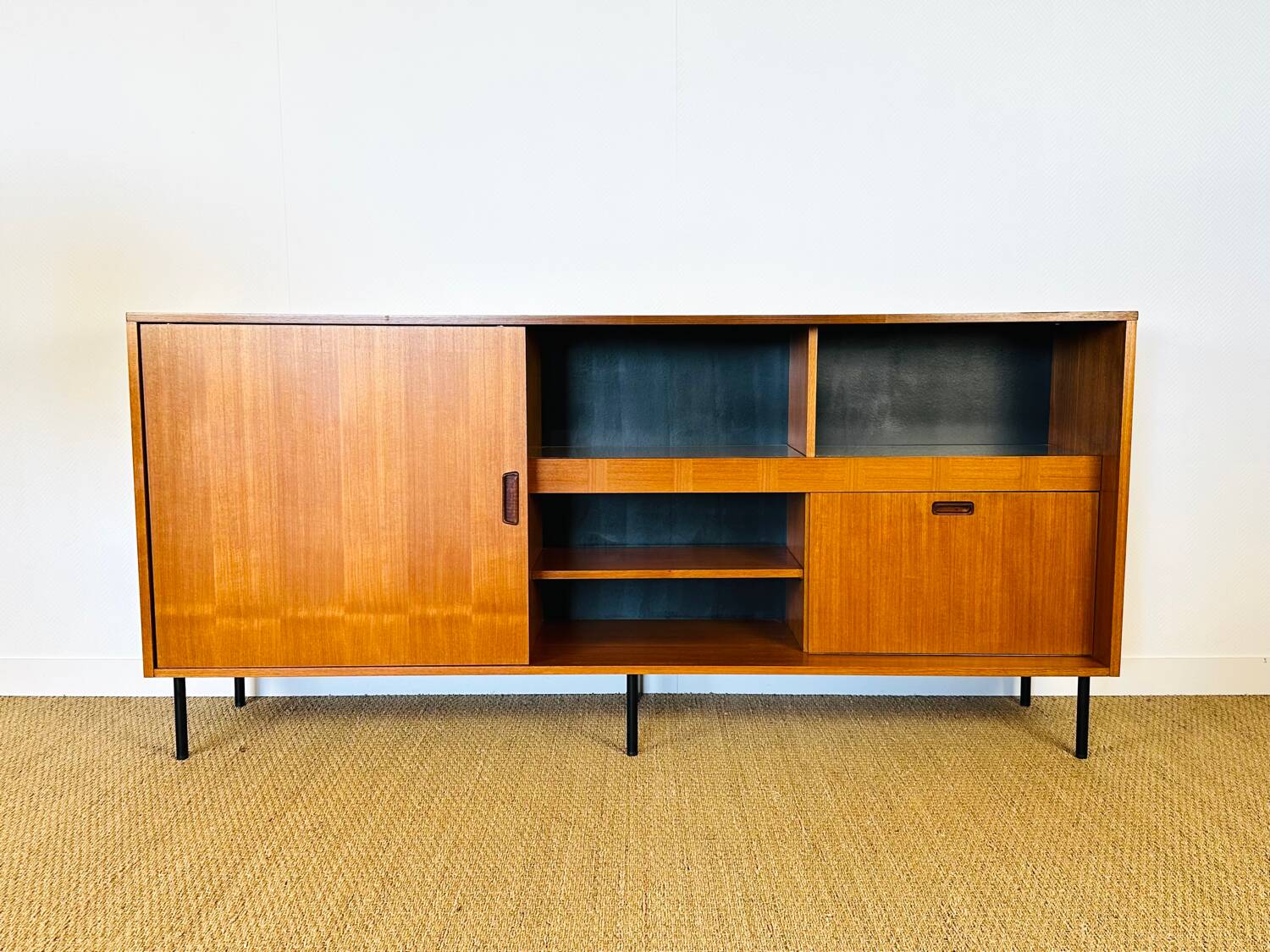 1960s high Scandinavian teak sideboard