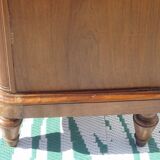 Art Deco buffet in walnut and marble