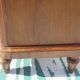 Art Deco buffet in walnut and marble