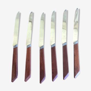 Set de 6 couteaux vintage suédois