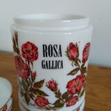 Vintage old pharmacy pot in opaline