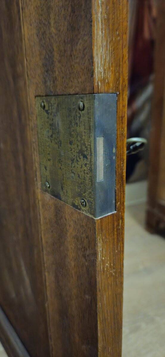 Support furniture inlaid with precious wood (Boulle style), Napoleon II period.