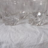 Set 8 old whiskey glasses