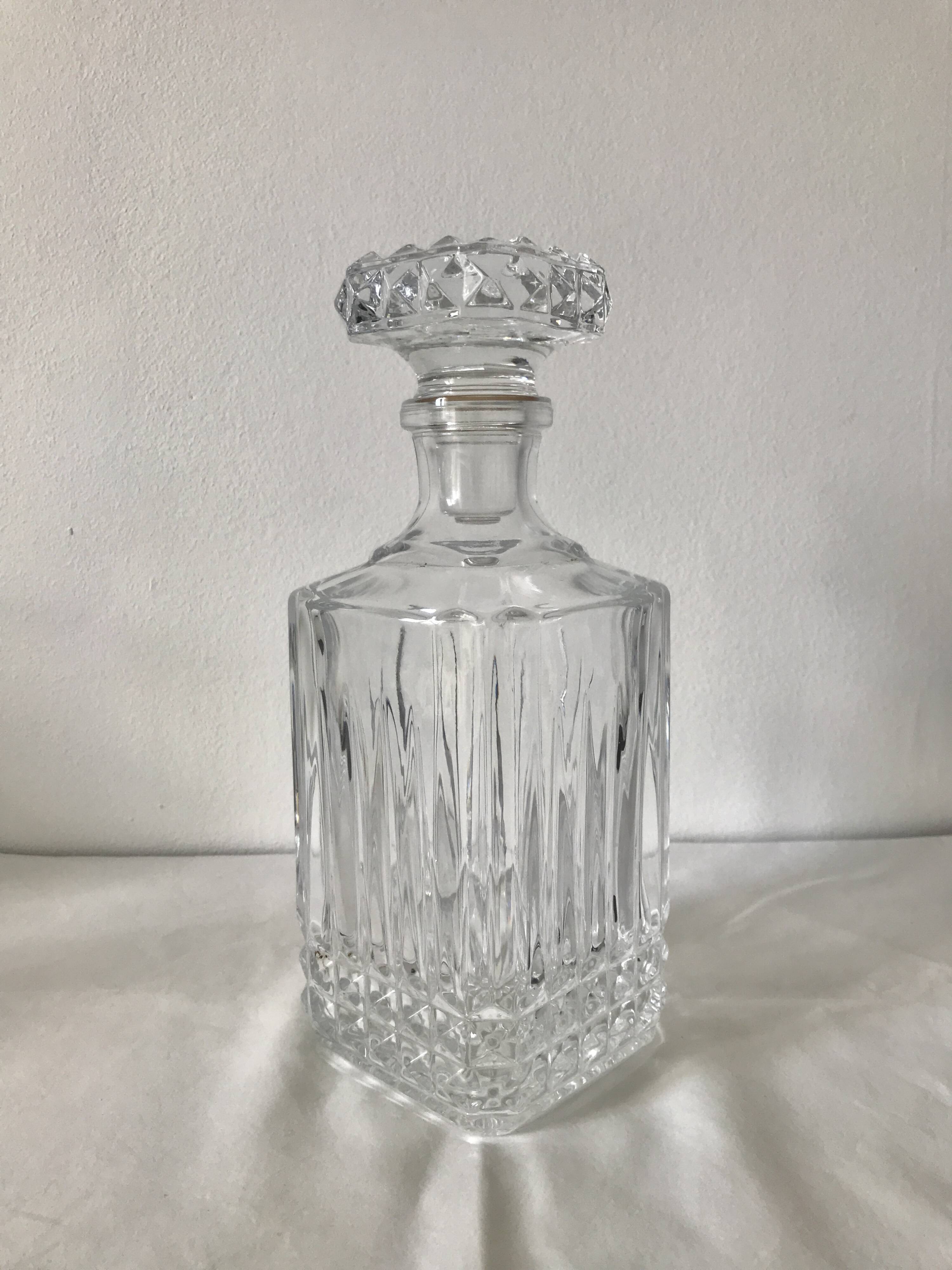 Crystal whiskey decanter