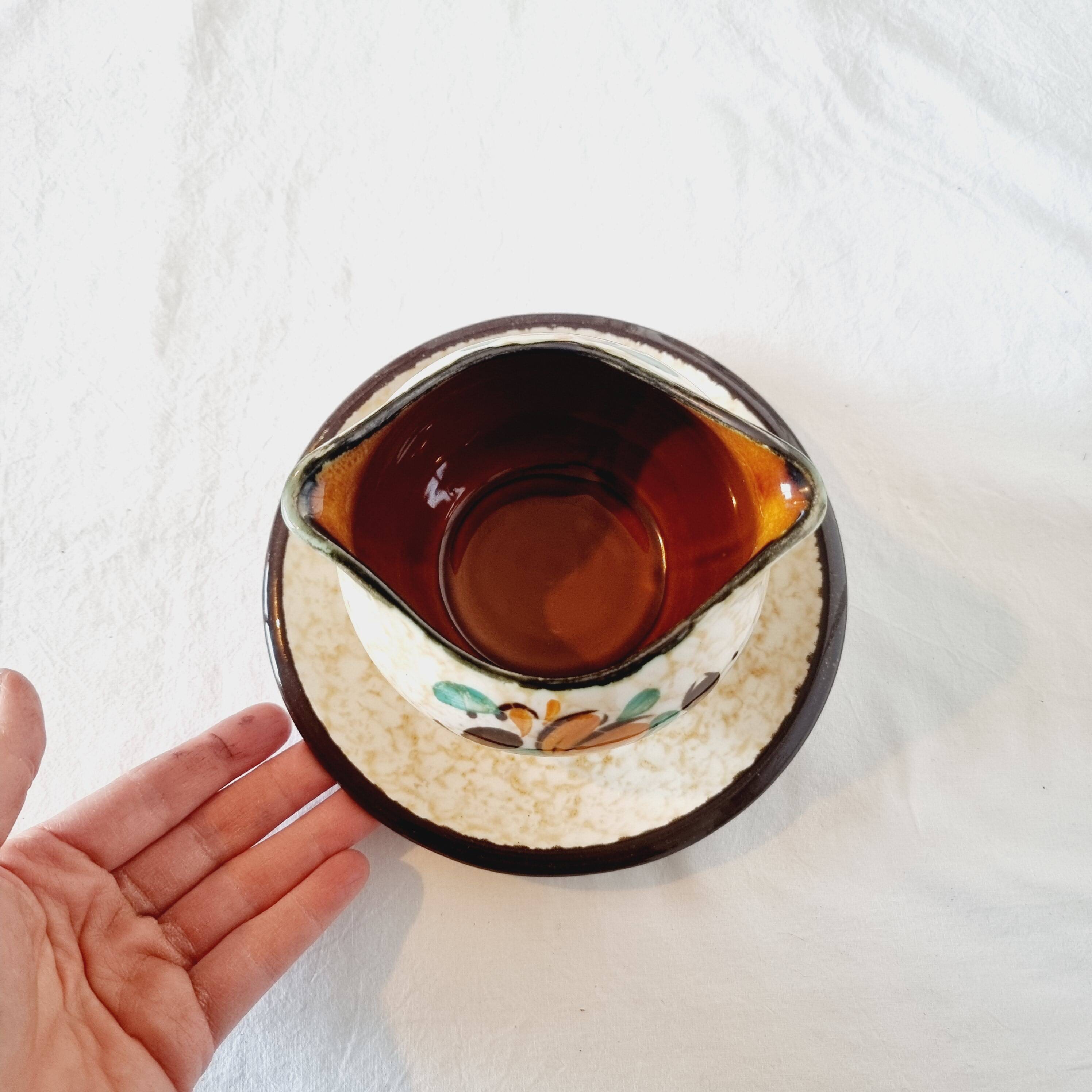 Vintage sauce boat Boch La Louvière Corfu Collection from the 60s