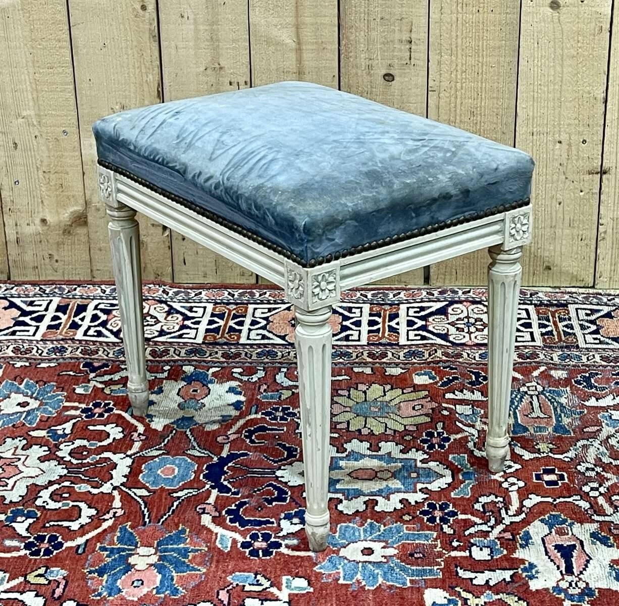 Louis xvi style piano stool from the 1950s