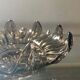 Vintage empty pocket cup in smoked glass paste