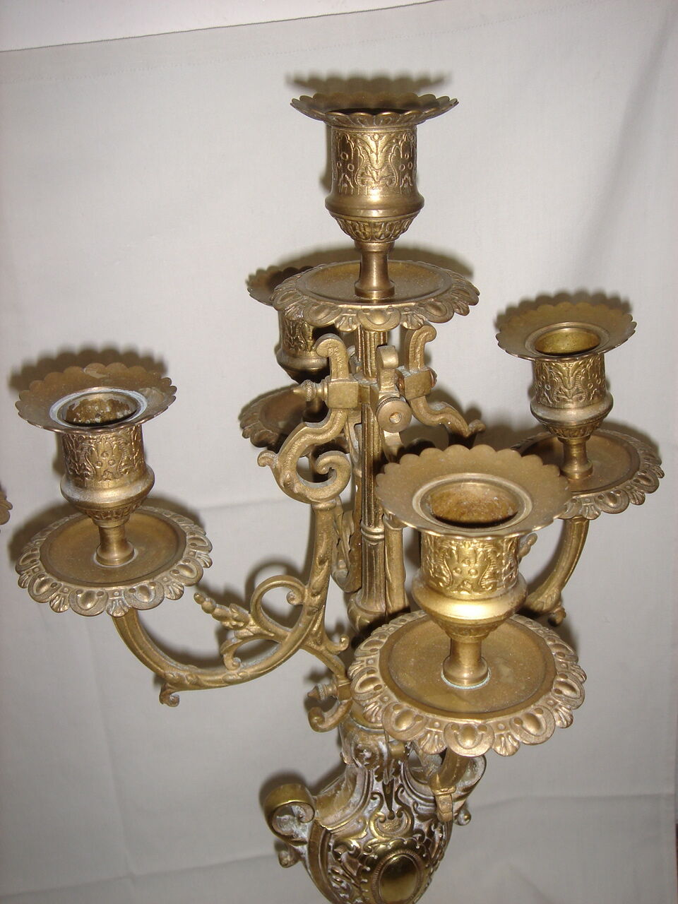 Napoleon III bronze candlesticks
